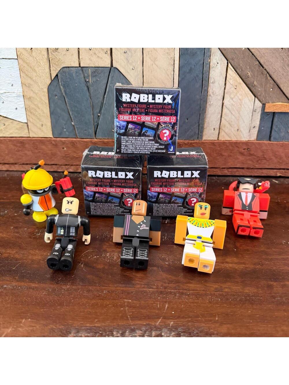 Roblox Series 12 Mystery Figure Lot 5 Figures + 3 Boxes Jazwares